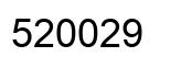 Number 520029 black image