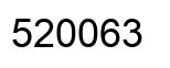 Number 520063 black image