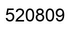 Número 520809 imagen negro