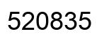 Number 520835 black image