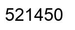 Número 521450 imagen negro