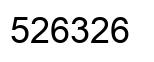 Número 526326 imagen negro