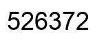 Número 526372 imagen negro