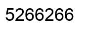 Número 5266266 imagen negro