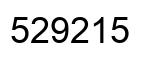 Number 529215 black image