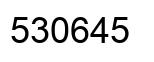 Number 530645 black image