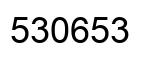 Number 530653 black image