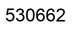 Number 530662 black image