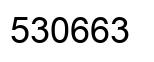 Number 530663 black image