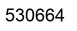 Number 530664 black image