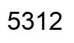Número 5312 imagen negro
