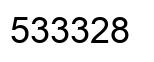 Número 533328 imagen negro