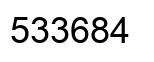 Número 533684 imagen negro