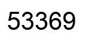 Número 53369 imagen negro