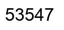 Número 53547 imagen negro