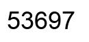 Number 53697 black image