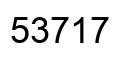 Number 53717 black image