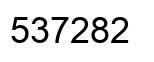 Número 537282 imagen negro