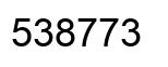 Número 538773 imagen negro