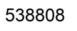 Number 538808 black image