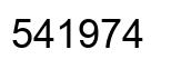 Número 541974 imagen negro