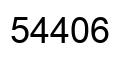 Número 54406 imagen negro