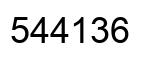 Número 544136 imagen negro