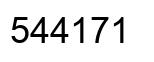 Número 544171 imagen negro