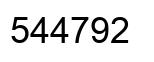 Número 544792 imagen negro