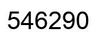 Número 546290 imagen negro