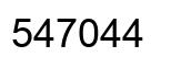Número 547044 imagen negro