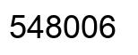 Number 548006 black image