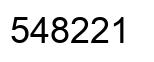 Número 548221 imagen negro