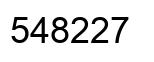 Número 548227 imagen negro
