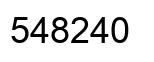 Número 548240 imagen negro