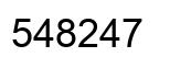 Number 548247 black image