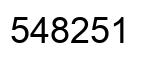 Number 548251 black image