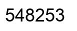 Número 548253 imagen negro