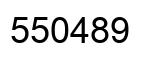 Number 550489 black image