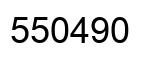 Number 550490 black image