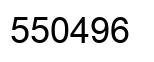 Number 550496 black image