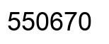 Number 550670 black image