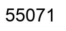 Number 55071 black image