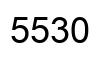 Number 5530 black image