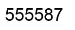 Número 555587 imagen negro