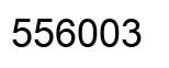 Número 556003 imagen negro