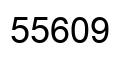 Número 55609 imagen negro