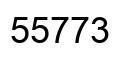 Número 55773 imagen negro