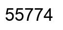 Número 55774 imagen negro