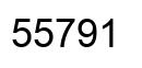 Número 55791 imagen negro